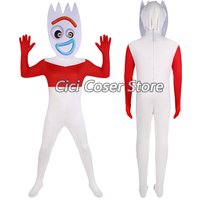 2026 Anime Forky Cosplay Costume Jumpsuit with Headgear Halloween Party Carnival Stage Performance Outfits For 110-150cm Height