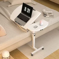 Simple notebook computer desk, computer desk on bed, mobile floor lift bedside table