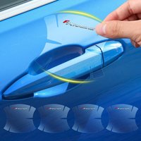 Transparent Car Door Handle Protector Film Sticker Auto Bowl Anti-scratch Sticker Decal For Seat Cupra FR Racing Ibiza Leon Exeo