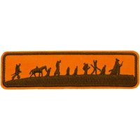 Fantasy Adventure Silhouette Migrate Journey Embroidered Velcros Patch Morale, Tactical Hook & Loop Fastener for Backpacks, Bags
