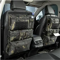 Multifunctional luggage organizer and storage bag, tactical storage bag for car rear seats, hanging rear seat bag
