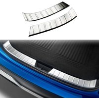 For Nissan Qashqai j12 2023 2022 2021Trunk Rear Bumper Protective Padel Cover Sticker Stainless Steel Car Styling 3d Accessories