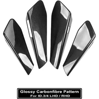 For VW ID.4 ID.3 RHD LHD 2021 - 2024 ID.6 2022 Carbon Fiber Style Door Handle Armrest Trim Window Lift Panel Cover ID4 ID3 ID6