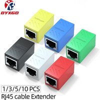 Gigabit RJ45 Cable Extender Female to Female Network Coupler For RJ45 LAN/Ethernet/Network Cable/Cat5/Cat6/Cat7/Cat8 For POE/PLC