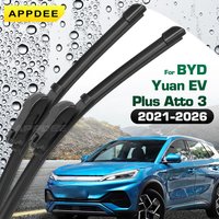 APPDEE For BYD Yuan EV Plus Atto 3 2021-2026 Silicone & Rubber Wiper Front Wiper Blades Windshield Windscreen Window Brushes