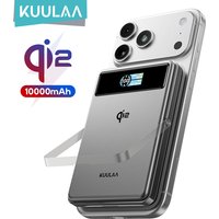 KUULAA Qi2 Magnetic Power Bank 10000mah 15W Wireless Charging 20W Wired Charge Qi2-Certified for iPhone 17 16 15 14 13 Powerbank