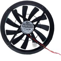 250mm 12V 1200RPM Industrial Cooling Fan Dual Ball Bearing 40dBA Molex for Server Racks/Mining Rigs/EV Chargers、Telecom Cabinet