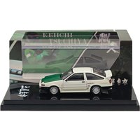 Hobby HJ64 1/64 for Sprinter Trueno (AE86) INITIAL D / Dori Dori Mesh Wheel Drift King HJ646052BDK White Diecast Model Car