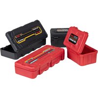 2pcs Plastic Luggage Storage Box Decoration Tool For 1/10 Rc Crawler Axial Scx10 90046 Traxxas Trx4 Trx6 Redcat Rgt Yikong Rc4wd