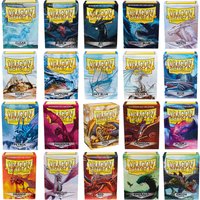 100 PCS/BOX Colorful Matte Cards Sleeves Denmark Dragon Shield Cards Cover Cards Protector for PKM/Star Reals Board Games