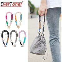 EverToner Fashion Handbag DIY Belt Braided Rope Bag Strap Modified Handbag Accessories Women Braided Rope Bag Shoulder Strap