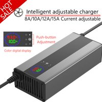 10A 20A Curren ajuster 48V 58.4V 72V 60V 67.2V 84V 54.6V Li-ion Lifepo4 chargeur de batterie au Lithium 13S 16S 20S 24S pièces de Charge rapide