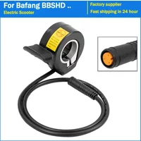 130X Thumb Throttle Electric Bike For Bafang BBSHD Accelerator 3 Pin Speed Control Finger Throttle with Waterproof Connectottle