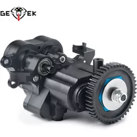 CNC Metal Gearbox with Shifting Slipper Clutch and Transmission Internal Gears for 1/10 RC Crawler TRX4 Bronco TRX6 G63 Upgrade