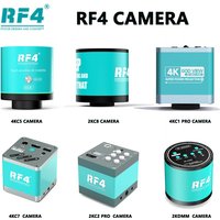 RF4 Microscope Camera HDMI 1080P HD Pixels 60FPS 4K 2K Video Camera Can Take Photo/Record Video Trinocular Microscope Camera