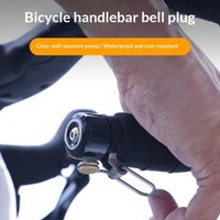 Bicycle Bell Curved Handlebar Plug Bell Horn Waterproof 80dB Loud High Decibel Ring Alarm Bell Road Bike AccessoriesHot
