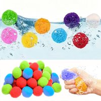 10~60pcs Water Balls Water Play Toys Reusable Fun Water Pom-pom Outdoor Summer Toy Balls for Pool Backyard Children Gift TMZ