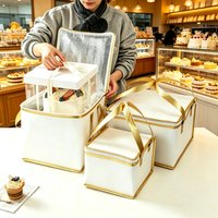 Platinum Edged Birthday Cake Refrigerated Bag - Suitable for Camping and Outdoor Lightweight Food Insulation, Can Touch Food