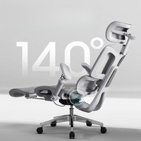 Office High Back Chair Ergonomic Executive Computer Gaming Furniture Modern Mesh Swivel Rolling Adjustable Sedia Da Gaming Black
