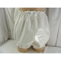 Sexy maid SISSY adult baby smooth glossy PVC diaper cover pants lining role-playing outfit flat corner shorts