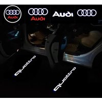 New 2/4Pcs LED HD Car Door Logo Projector Lamp for Audi A3 A4 B8 A6 C7 A5 Q5 B7 B6 B9 Sline Qattro RS Q3 Q7 S3 S4 S5 S6 S8