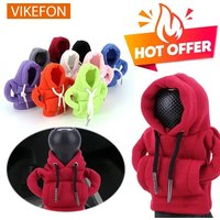 VIKEFON Car Gear Shift Washable Hoodie Decoration Funny Car Shift Lever Handle Kit Creative Universal Car Interior Accessories