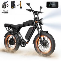 AliExpress NONE Adult Electric Aairsk X5 Bicycle 250W Motor E-bike 48V15Ah Battery Electric Bike 20 Inch Fat Tire E-Mountain Bike