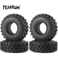 YEAHRUN 1/2/4Pcs OD 40mm Rubber Tires for Axial Wraith 1:10 RC Crawler Car 2.2 inch Beadlock Wheels