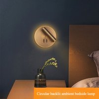 Nowa lampa ścienna LED do czytania z przełącznikiem Regulowany kąt Sypialnia Nocna Dekoracyjna atmosfera Zaawansowane lampy oświetleniowe
