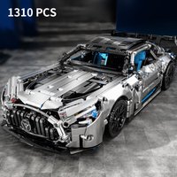 1310-teiliges Rennwagen-Bausteinset, Technisches Sportfahrzeug-Modell im Maßstab 1:14 für Erwachsene, Montage-Spielzeug, Geburtstagsgeschenke