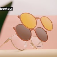 X108 Bauhaus Frauen Retro Runde Brillen Männer 2022 Neue Vintage Myopie Optische Koreanische Brillen
