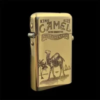 ZORRO Pure Copper Handmade Double sided Laser Engraving Kerosine Lighter One Button Press Ejection Igniter Lighters Smoking Gift