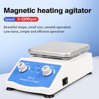 SH-2 Heating Magnetic Stirrer Hot Plate Stirrer Adjustable Magnetic Mixer EU Plug 2000ml Liquid Stirrator for Laboratory