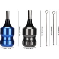 Tattoo Handle Cartridge Tattoo Grip Alloy Adjustable Tattoo Machine Handle Grip with Drive Bars for Professionals