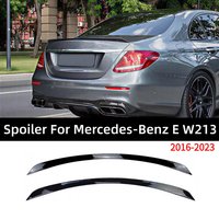 Rear Wing Spoiler Boot Lip Deflector ABS Tuning Modification For Mercedes Benz E class W213 E260 E300 E63S 4Door Sedan 2016-2023