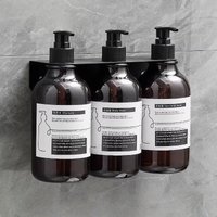 Tuqiu Soap Dispenser Wall Mounted Bathroom Hand Liquid Soap Dispenser ABS Shampoo bottles Wall Empty Shampoo Bottles Pump