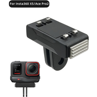 For Insta360 X5 Ace Pro 2 Magnetic Two Claw Adapter 1/4 Thread Universal Port Camera Magnet Accessories