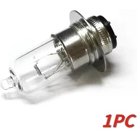 1pc Motorcycle Headlight Bulbs H6 T19 P15D Halogen Bulb 12V 6000K/4500K Hot Sale Fit Lots Of UTV/Scooters Lamp Part Accessories