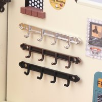 1:12 Dollhouse Miniature Furniture Mini Metal Wall Hook Clothes Coat Hook Racks Wall Hanger Modle Kitchen Doll House Accessories