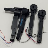 X6 PRO Motor Arm Spare Part Mini Drone RC Quadcopter Front / Rear A/B Arm with Engine DIY Accessory