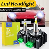 2Pcs D3S Car Led Auto Headlight 32000LM 6000K 70W 1:1 HID Xenon Light Hight Low Beam For Ferrari GTC4 Lusso 2017 2018 2019 2020