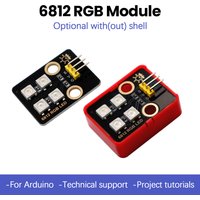 6812 RGB Module DIY Compatible With Arduino Raspberry Pi /Micro bit/ LEGO Built-in SMD 5050 RGB LED Electronic Building Blocks
