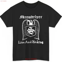 Skrewdriver Live And Kicking T Shirt S 5XL vintage Washed Stretched Breathable homme fashion Unisex Comfortable streetwear