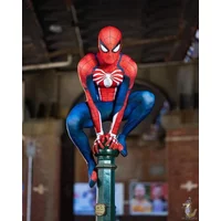 PS4 Game Spiderman Cosplay Costume Superhero Custome Adults Kids Spider Superhero Zentai Suit Halloween Bodysuit Man Boys