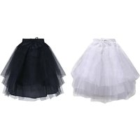 Fashion Lolita Petticoat Short Without hoop Ball Gown Petticoats Breathable White Wedding Petticoats Women Girls