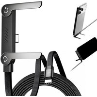 240W Ultra-Fast Power Delivery Integrated Telescopic Folding Stand For Iphone 17 Charging Cable Type C to Type C Charging Cable