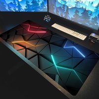 Colorful Hexagon Mouse Pad Large Computer Office Game Table Mats XXL Rubber Anti-slip Gaming Keyboard Mousepads Long Desk Pads