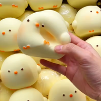 Cute Giant Chick Squishy Toy Slow Rising Stress Relief Sensory Fidget Toy for Kids and Adults Anxiety ADHD Squishy Squeeze Toy