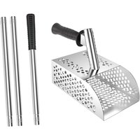 Sand Sifter Cleaning Tool Fast Sifting Metal Detecting Tool Handheld Sturdy Portable Dipper Beach Shovel Shell Collecting Tool