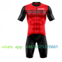 Men Cycling Skinsuit Triathlon Short Sleeve Breathable Trisuit Summer Running Bodysuit Bicycle Clothing Ciclismo Sportwear 2026